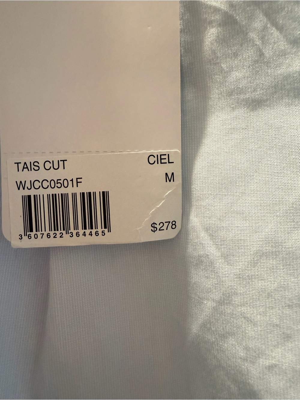 Zadig & Voltaire Ciel Light Blue women’s open back Shirt